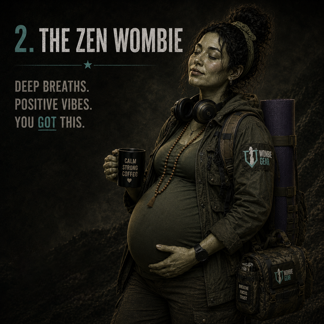 Wombie Types - #2 The Zen Wombie | A Birth Partner's Guide to Breathing Techniques for Labour