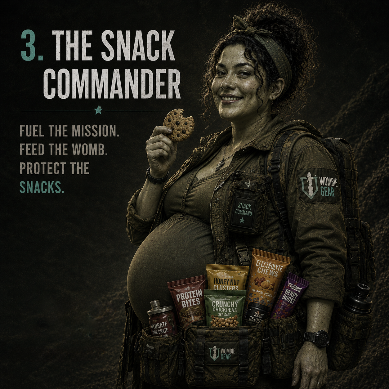 Wombie Types - #3 The Snack Commander | A Birth Partner's Guide to What to Eat During Labour