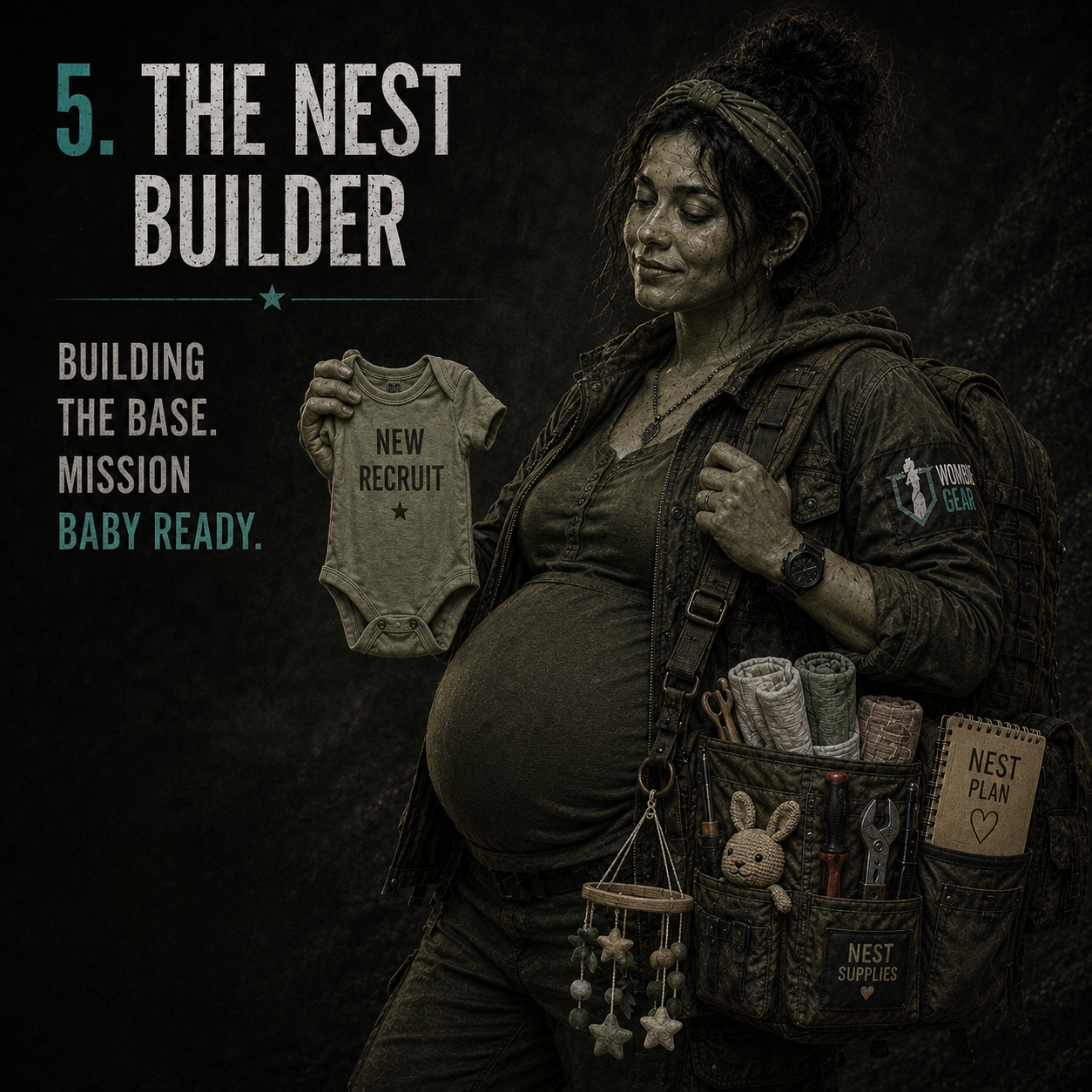 Wombie Types - #5 The Nest Builder | A Birth Partner's Guide to Nesting During Pregnancy
