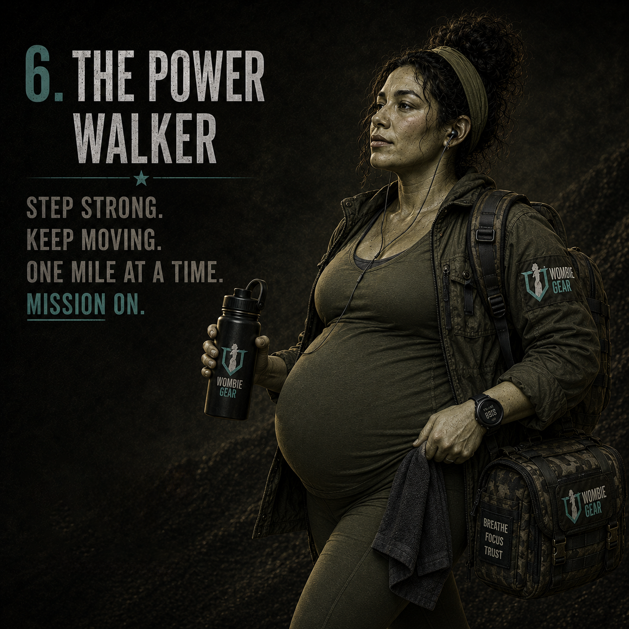 Wombie Types - #6 The Power Walker | A Birth Partner's Guide to Exercising in the Third Trimester