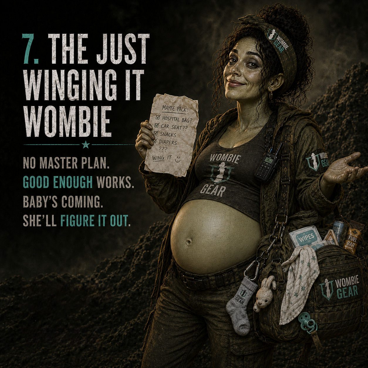 Wombie Types - #7 The Just Winging It Wombie | A Birth Partner's Guide to What You Actually Need for a Newborn
